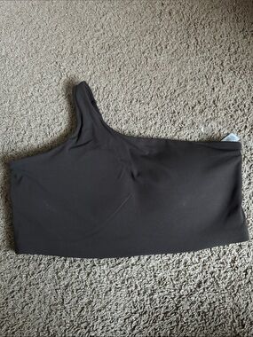 Nike Women’s One-Shoulder Brown Sports Bra
